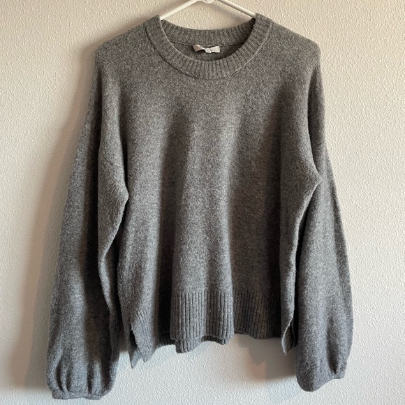 Madewell Sweaters - Madewell Payton Pullover Crewneck Sweater in Coziest Yarn Women’s Medium Grey